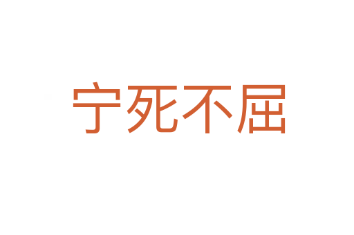 宁 不屈