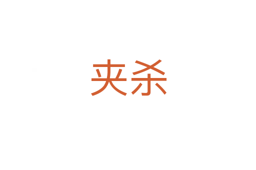 夹   
